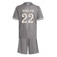 Real Madrid Antonio Rudiger #22 Fußballbekleidung 3rd trikot Kinder 2024-25 Kurzarm (+ kurze hosen)